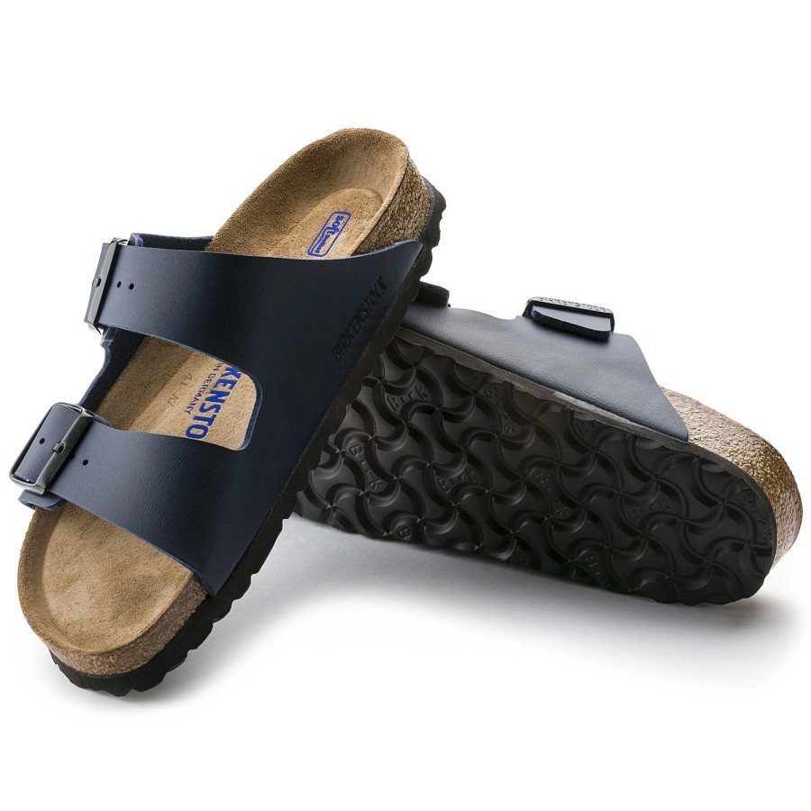 Homme Birkenstock | Sandales Birkenstock Unisexe Arizona Bf Blue Regular Sfb