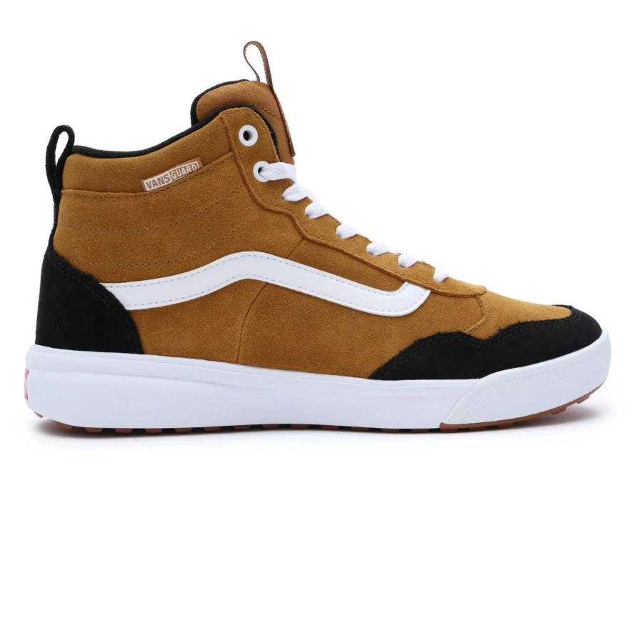 Homme Vans | Baskets Vans Homme Range Exp Hi Vansguard Daim Golden Brown White