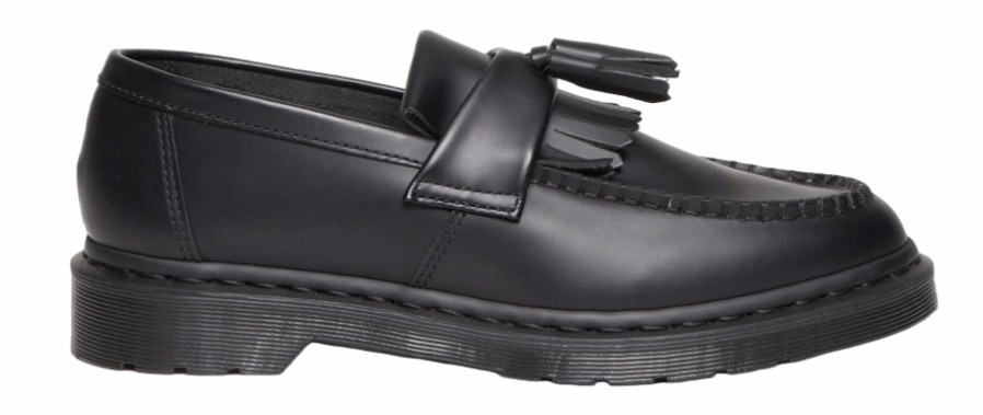 Homme Dr Martens | Chaussures Dr. Martens Adrian Mono Black Smooth