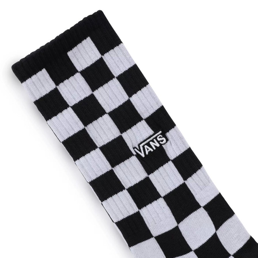 Accessoires Vans | Chaussettes Vans Homme Checkerboard Crew Black White Check