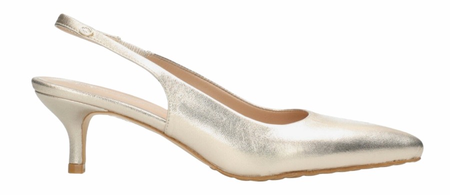 Femme Fred de la Bretoniere | Escarpins Fred De La Bretoniere Femmes Lylo Pump Slingback Light Gold