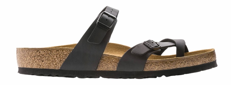 Homme Birkenstock | Sandales Birkenstock Unisexe Mayari Bf Black Regular