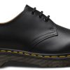 Femme Dr Martens | Chaussures A Lacets Dr. Martens Femme 1461 Noir Lisse