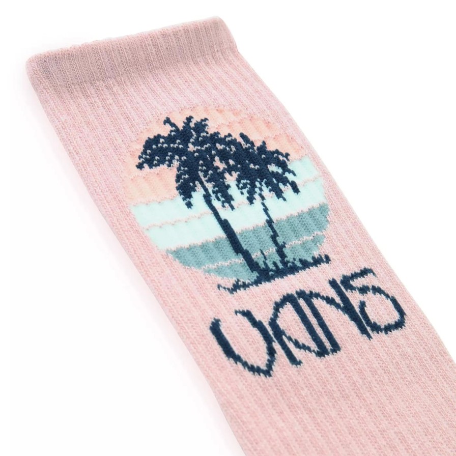 Accessoires Vans | Chaussettes Vans Homme Vans Escape Crew Rose Smoke