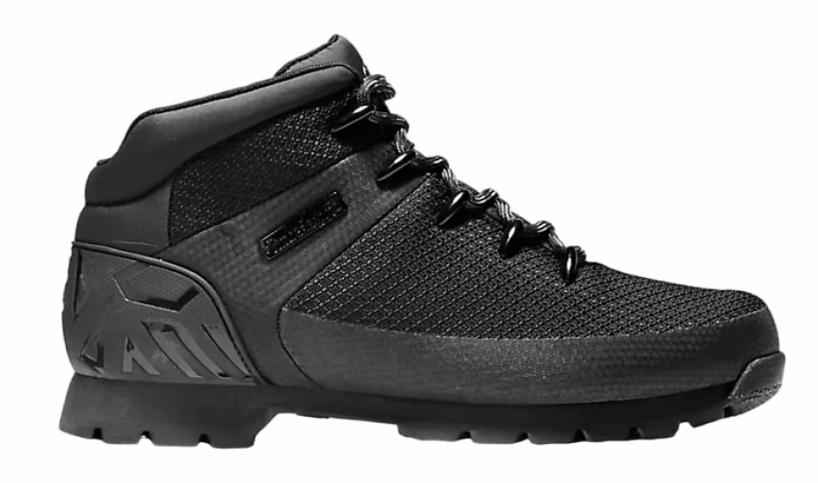 Homme Timberland | Chaussures De Randonnee Timberland Men Euro Sprint Fabric Wp Jet Black