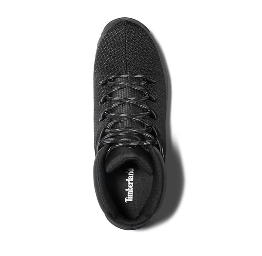 Homme Timberland | Chaussures De Randonnee Timberland Men Euro Sprint Fabric Wp Jet Black