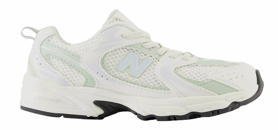 Enfant New Balance | Baskets New Balance Enfant Pz530 Zo Sea Salt Silver Moss