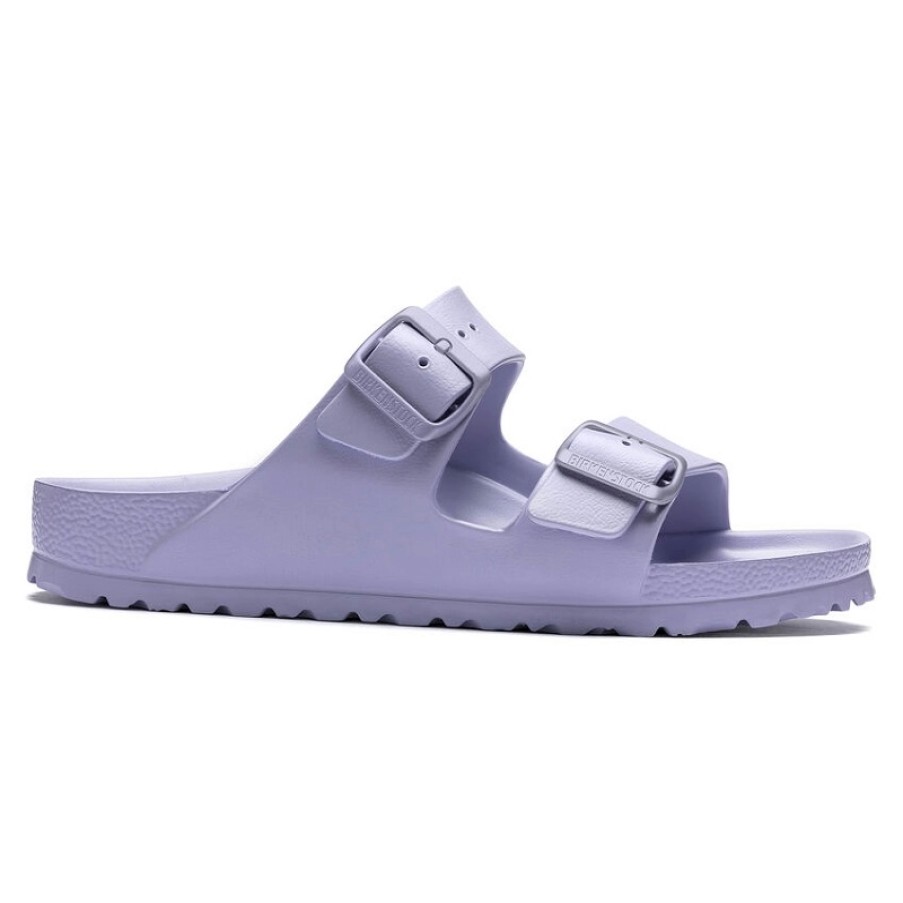 Femme Birkenstock | Tongs Birkenstock Women Arizona Eva Purple Fog Narrow