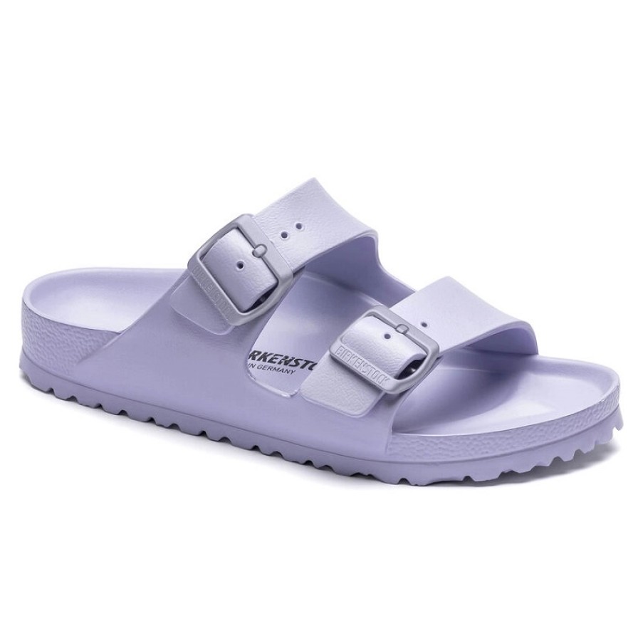 Femme Birkenstock | Tongs Birkenstock Women Arizona Eva Purple Fog Narrow