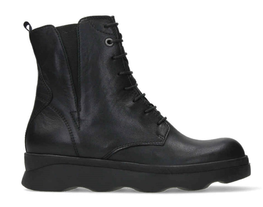 Femme Wolky | Bottines Wolky Femme Akita Black