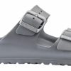 Homme Birkenstock | Sandales Birkenstock Homme Arizona Eva Metallic Silver Regular