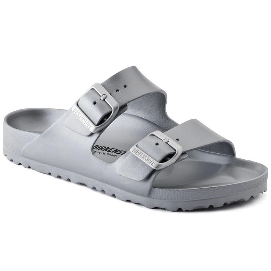 Homme Birkenstock | Sandales Birkenstock Homme Arizona Eva Metallic Silver Regular