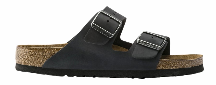 Homme Birkenstock | Sandales Birkenstock Unisexe Arizona Black Narrow Sfb