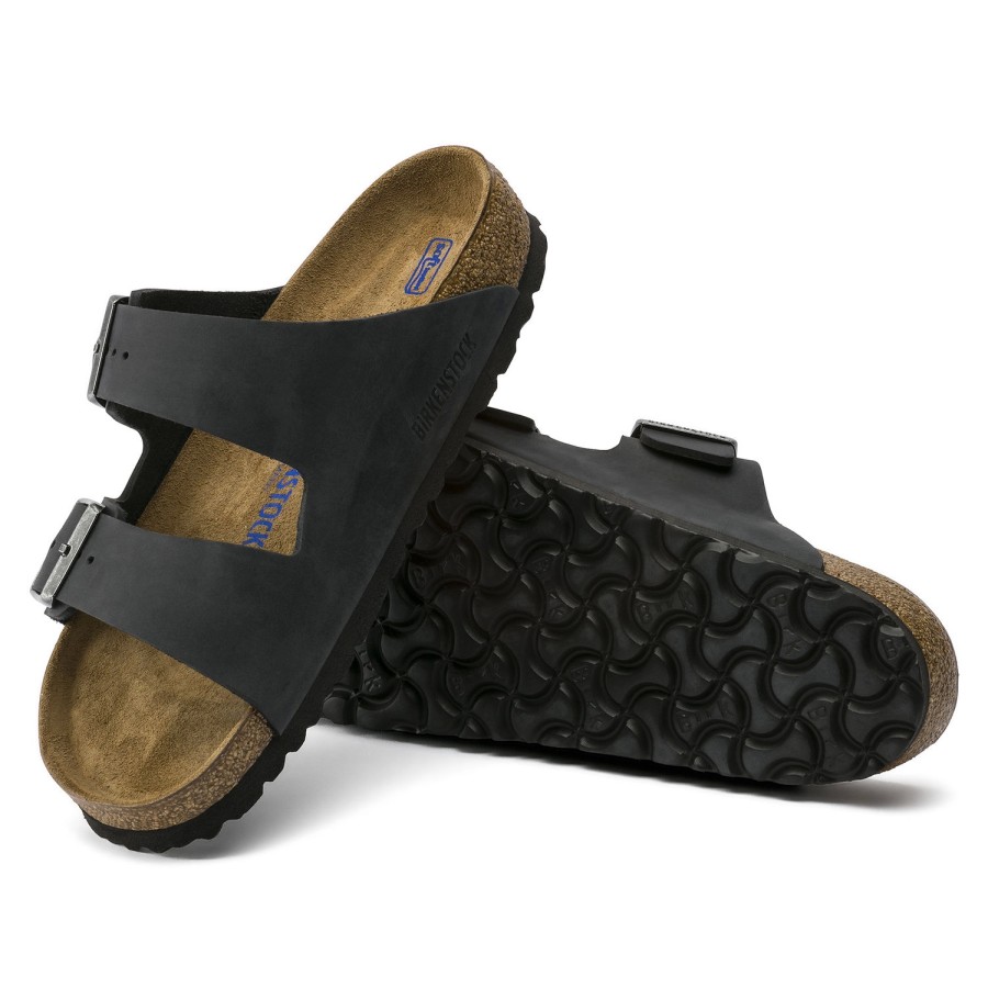 Homme Birkenstock | Sandales Birkenstock Unisexe Arizona Black Narrow Sfb