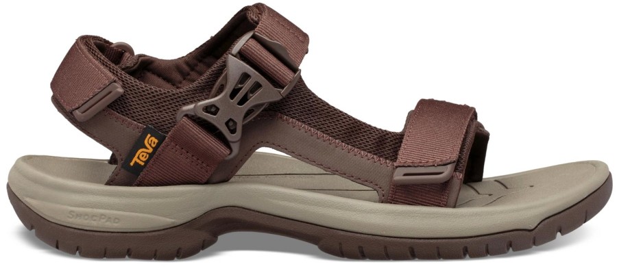 Homme Teva | Sandales Teva Men Tanway Chocolate Brown