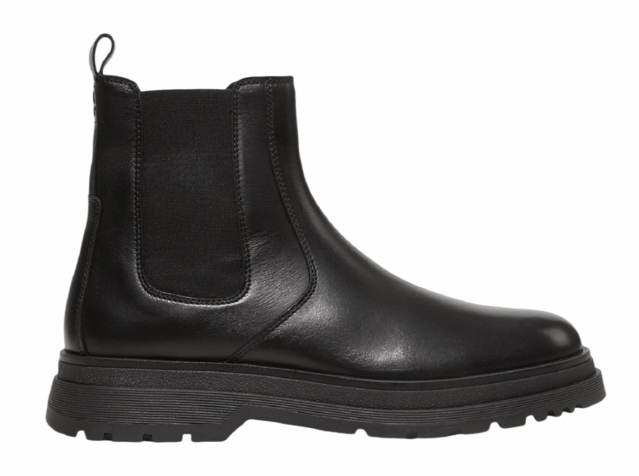 Homme Marc O'Polo | Bottines Marc O'Polo Homme Martin 12A Black