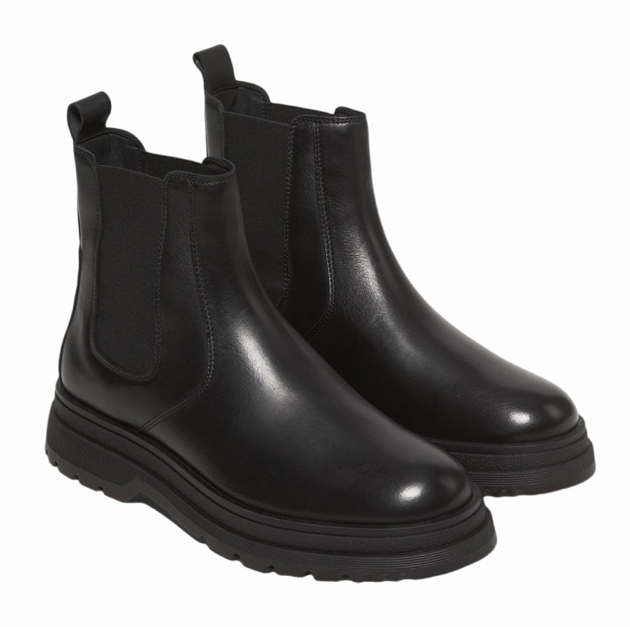 Homme Marc O'Polo | Bottines Marc O'Polo Homme Martin 12A Black