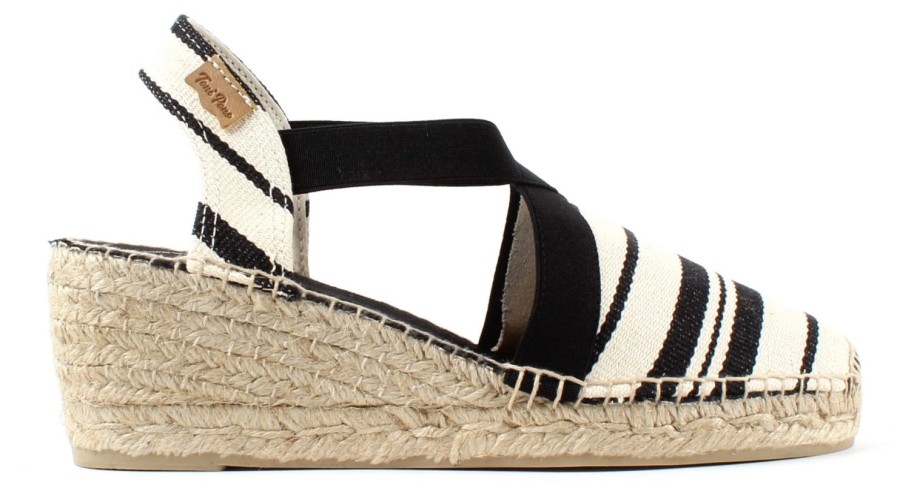 Femme Toni Pons | Espadrilles Toni Pons Women Tarbes Cru Negre