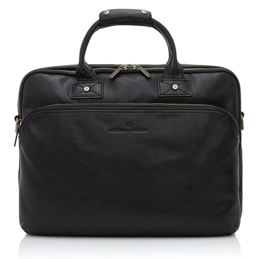 Accessoires Castelijn & Beerens | Sac D'Ordinateur Portable Castelijn & Beerens Firenze Noir 17