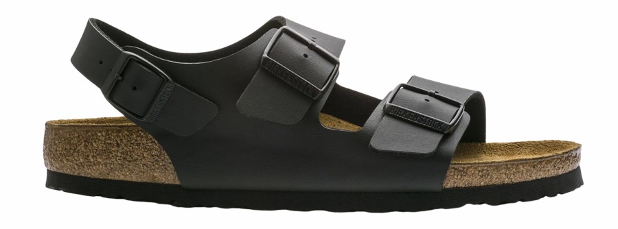 Femme Birkenstock | Sandales Birkenstock Unisexe Milano Bf Black