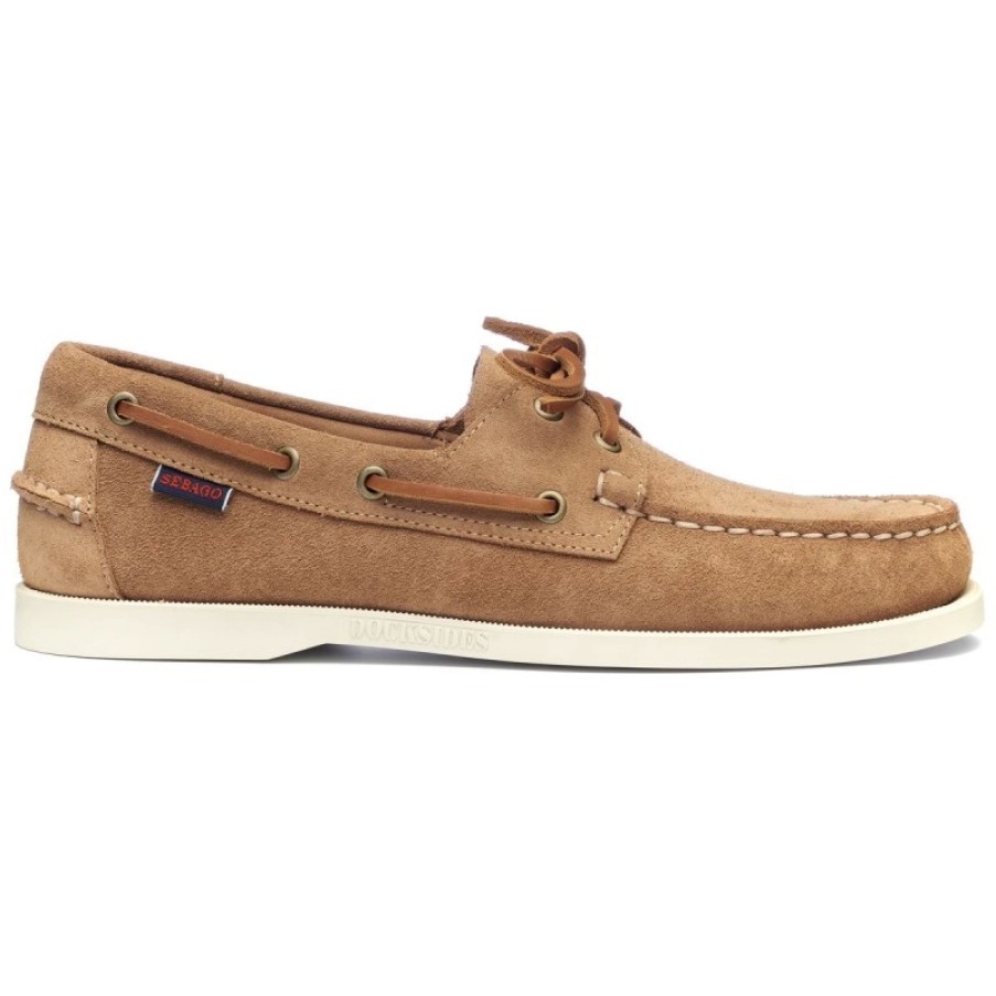 Homme Sebago | Chaussures Bateau Sebago Homme Portland Flesh Out Brown Cognac Brown Brique