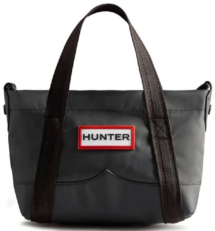 Accessoires Hunter | Sac A Main Hunter Nylon Topclip Tote Mini Navy