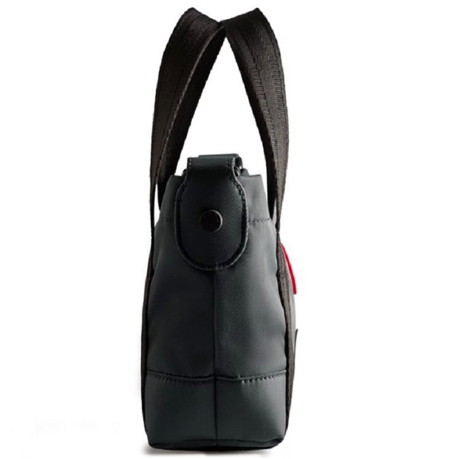 Accessoires Hunter | Sac A Main Hunter Nylon Topclip Tote Mini Navy