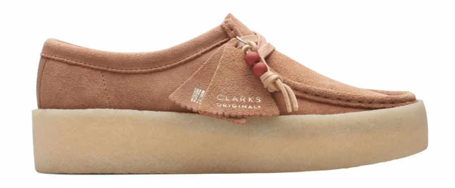 Femme Clarks Originals | Chaussures Clarks Originals Femme Wallabee Cup Warm Beige