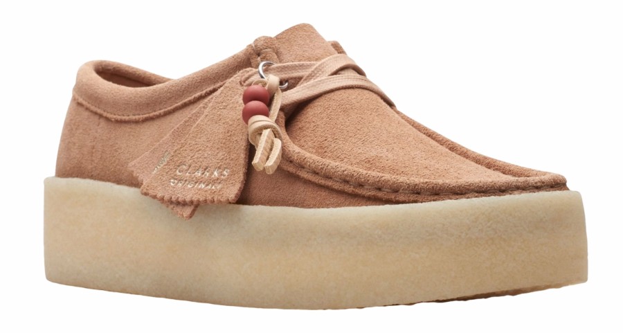 Femme Clarks Originals | Chaussures Clarks Originals Femme Wallabee Cup Warm Beige