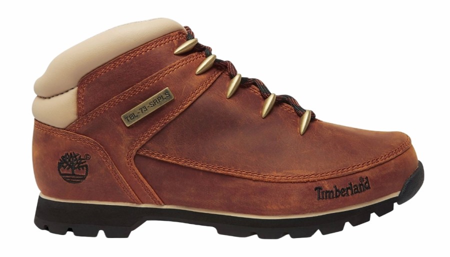 Homme Timberland | Timberland Men'S Euro Sprint Hiker Brown