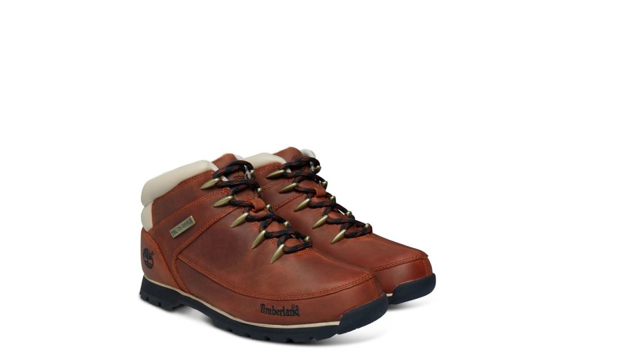 Homme Timberland | Timberland Men'S Euro Sprint Hiker Brown