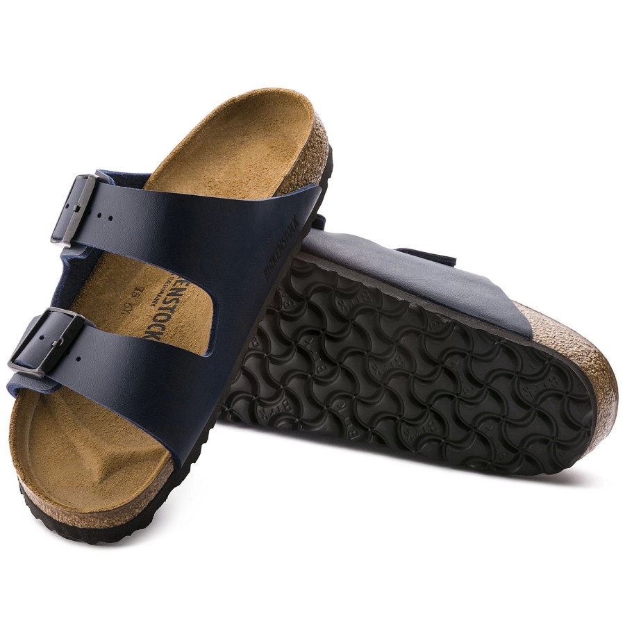 Homme Birkenstock | Sandales Birkenstock Homme Arizona Bf Blue Regular