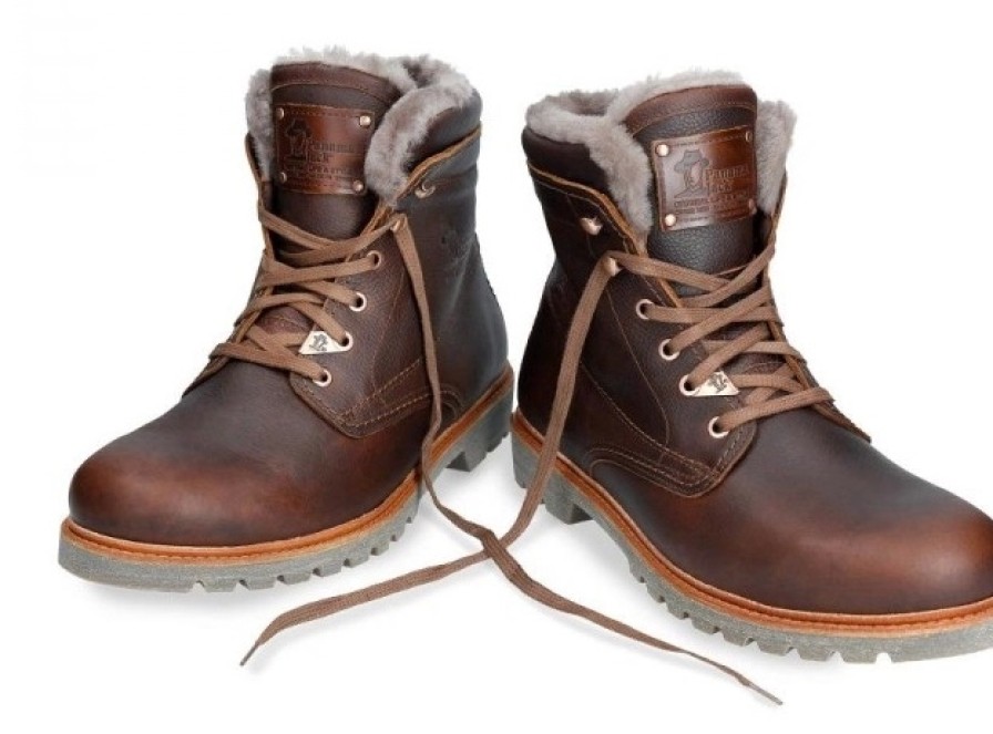 Homme Panama Jack | Bottines Panama Jack Men P03 Aviator Igloo C13 Napa Grass Castano Chestnut Marron