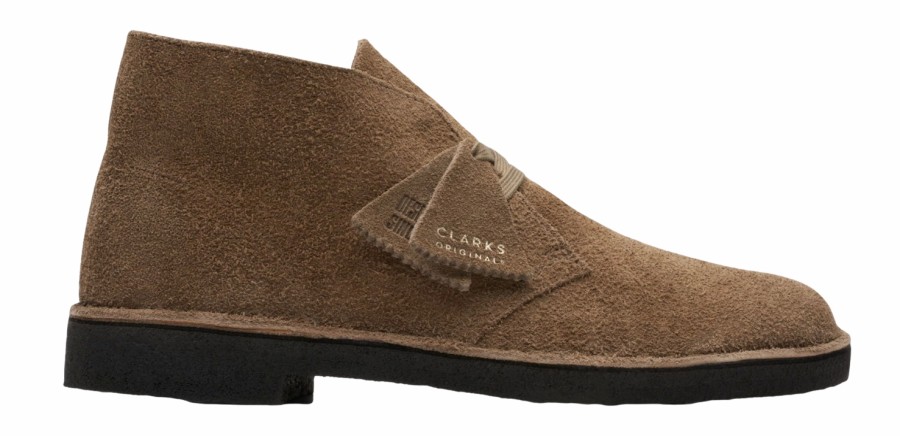 Homme Clarks Originals | Chaussures Clarks Originals Homme Desert Boot Dark Grey Suede