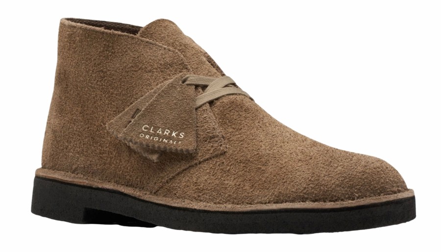 Homme Clarks Originals | Chaussures Clarks Originals Homme Desert Boot Dark Grey Suede