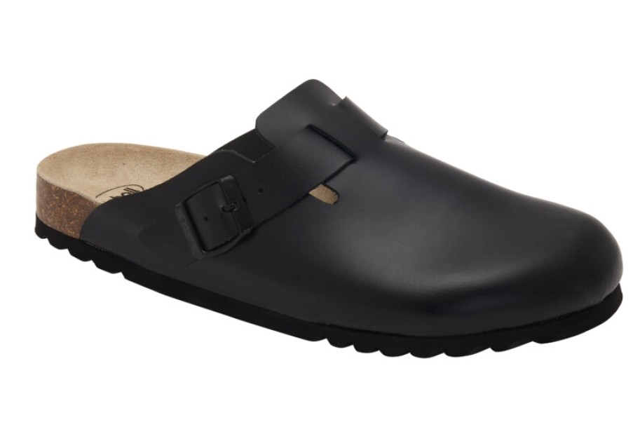 Homme Scholl | Sabots Scholl Men Olivier Black