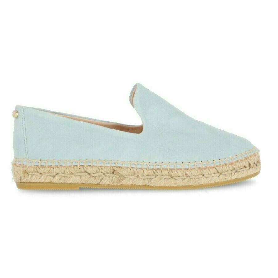 Femme Fred de la Bretoniere | Espadrilles Fred De La Bretoniere Women Mili Luxury Suede Baby Blue