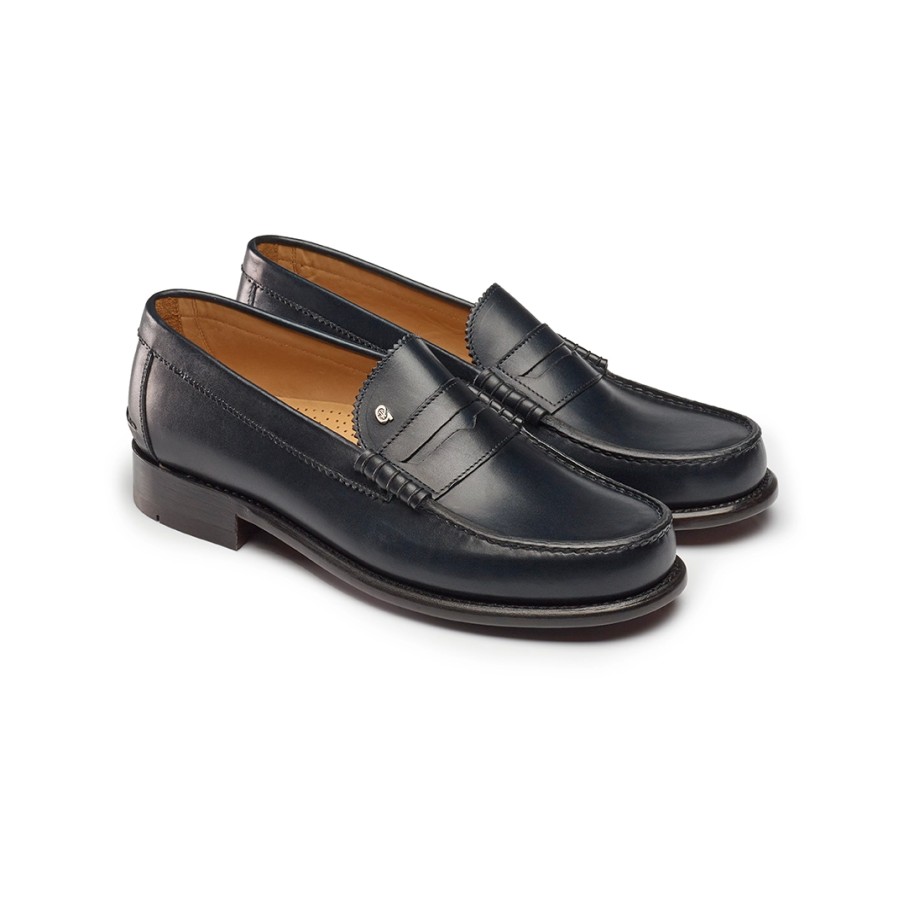 Homme Greve | Mocassins Greve Kansas G Blue Calfs