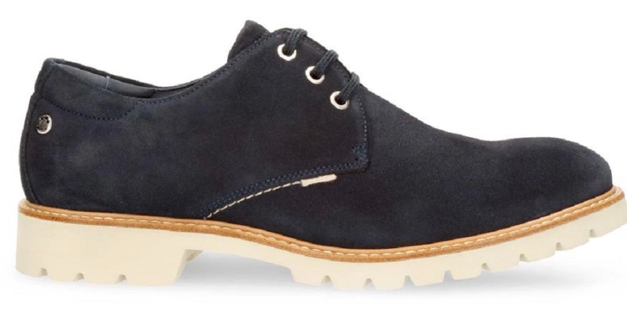 Homme Panama Jack | Chaussures A Lacets Panama Jack Men Gadner C9 Velour Navy