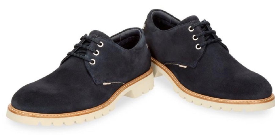 Homme Panama Jack | Chaussures A Lacets Panama Jack Men Gadner C9 Velour Navy