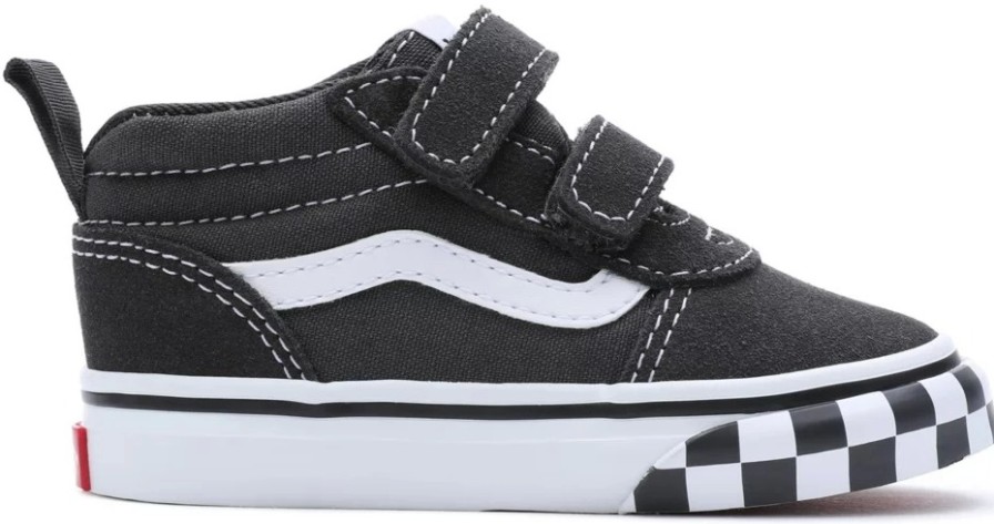 Enfant Vans | Baskets Vans Bebe Ward Mid V Check Bumper Unexplored