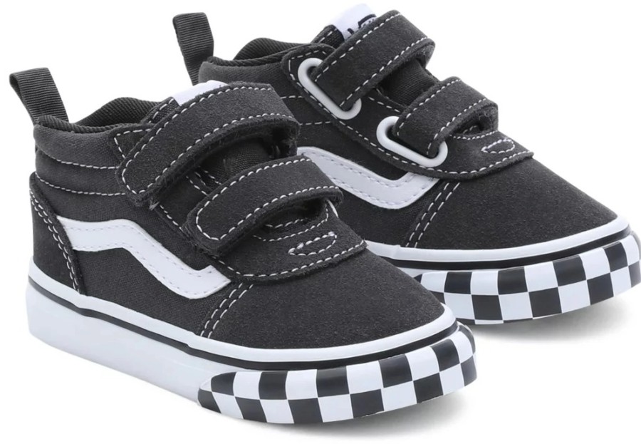 Enfant Vans | Baskets Vans Bebe Ward Mid V Check Bumper Unexplored