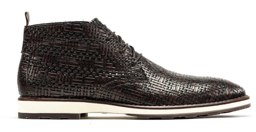 Homme Rehab | Chaussures Habillees Rehab Men Potsavivo Weave Dark Brown