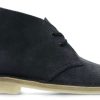 Homme Clarks Originals | Chaussures Clarks Originals Homme Desert Boot Ink Suede