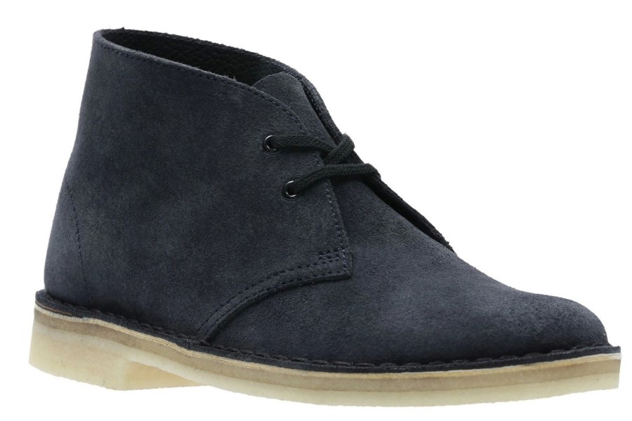 Homme Clarks Originals | Chaussures Clarks Originals Homme Desert Boot Ink Suede