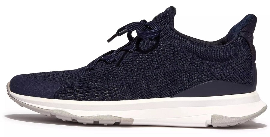 Femme FitFlop | Baskets Fitflop Women Vitamin Ffx Knit Sports Sneakers Midnight Navy Mix