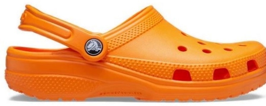 Femme Crocs | Sandales Crocs Classic Clog Orange Zing