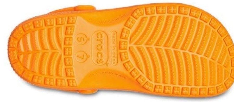 Femme Crocs | Sandales Crocs Classic Clog Orange Zing