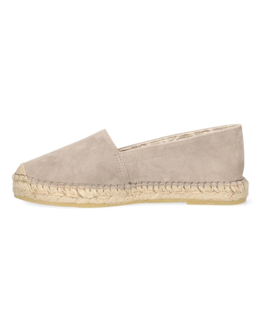 Femme Fred de la Bretoniere | Espadrilles Fred De La Bretoniere Women Mili Luxury Suede Light Taupe