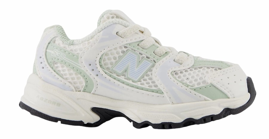 Enfant New Balance | Baskets New Balance Enfant Iz530 Zo Sea Salt Silver Moss